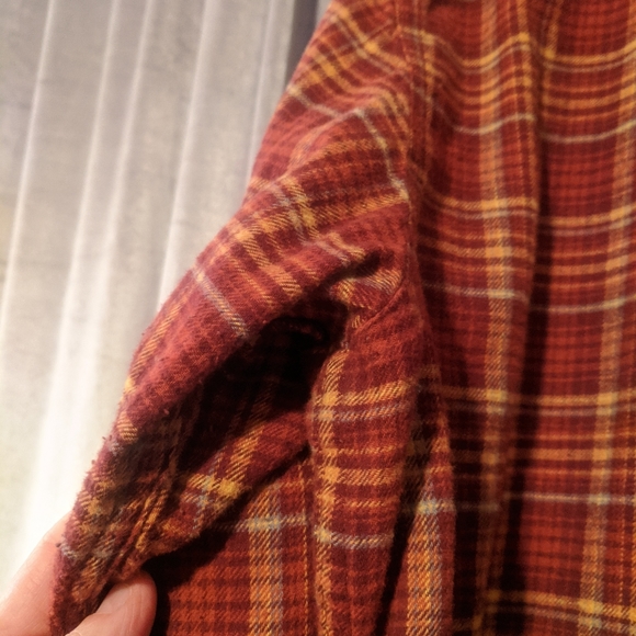 Columbia 🏞️ Red Plaid Fleece Shirt - Picture 5 of 5